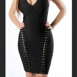 Bandage Laced dress